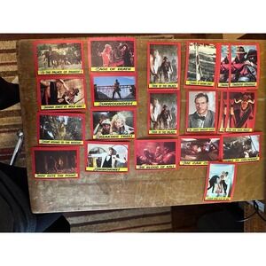 Vintage Indiana Jones Trading Cards Lot – Temple of Doom – Movie Scene Cards 30